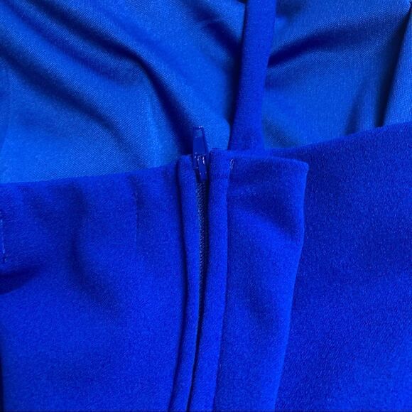 MIDNIGHT DOLL, Juniors Blue‎ dress, Spaghetti Straps, Size 9, padded bra, mini - Picture 5 of 10